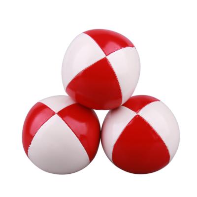 China High Quality Eco-friendly Spandex Leather PU Leather Soft Comfortable Juggling Ball Professional Juggling Balls For Sale for sale