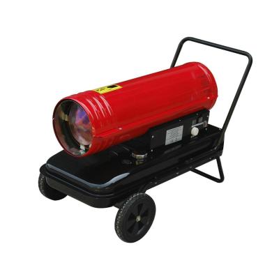 China Diesel Space Heater Air Heater Outdoor Heater Direct Kerosene Heater 20KW with Wheels for sale