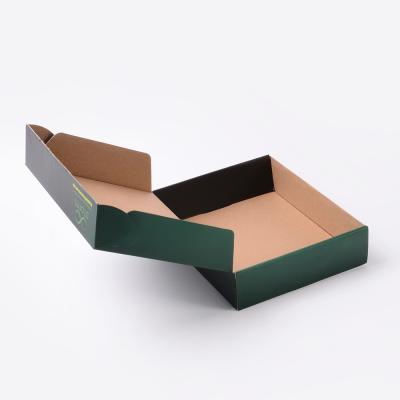 China Handmade Custom Recycle Cardboard Paper Craft Disposable Folding Corrugated Craft Packing Falt Storage Box for sale