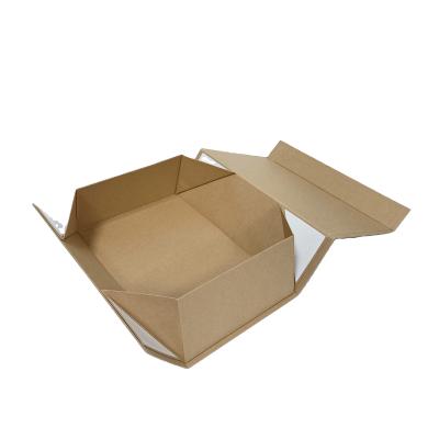 China Biodegradable Luxury Custom Biodegradable Logo Cardboard Display Lid Magnetic Printed Large Folding Advertisement Box for sale