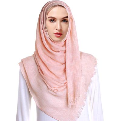 China Middle Dropshipping 2021 New Arrive Malaysia Wholesale Arab Simple Hijab Muslim Women Tank Top Scarf With Retail Marl for sale