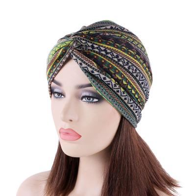 China DecorateÂ   Wholesale 2022 OEM Turbans African Muslim Headwrap Turban Headband Stain Head Wrap Women Turban for sale