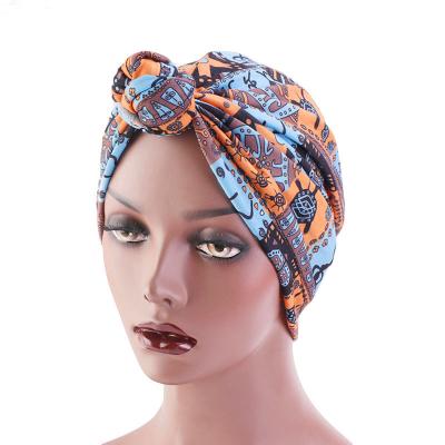 China DecorateÂ   2022 New Style Women's Cotton Hijab Turban For Ladies Turban Turbans African Muslim Headwrap for sale