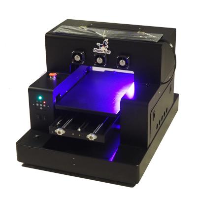 China Hotels A4 Mini Small PVC Card Bottle Golf LED Printer Rotary Flatbed UV Printer For Mobile Phone Case for sale