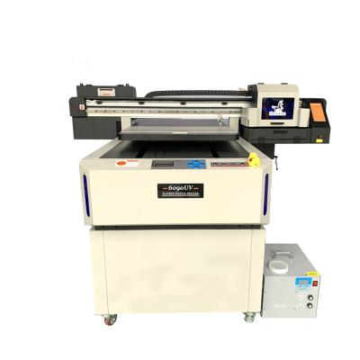 China UV flatbed glass metal printer 6090 hotels dtf pen wood printing machine for sale