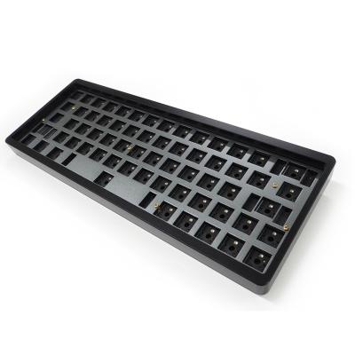 China Electronic Desktop Design Numpad Custom Machining Cnc Shell Anodized Mechanical 60% Aluminum Keyboard Case for sale