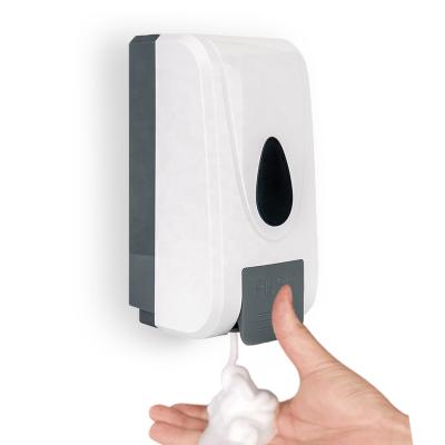 China High Quality Plastic Foam Soap Dispenser OEM 1000ml Refillable Liquid Foam Hanging Manual Soap Dispenser for sale