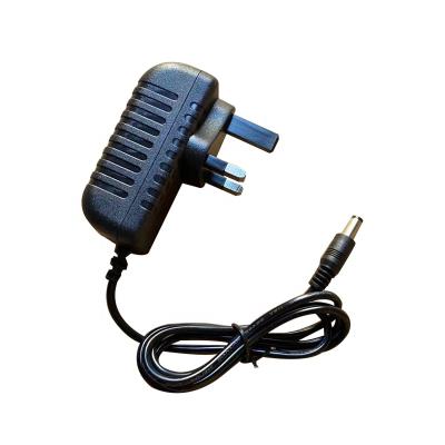 China DC UK 3 Pin Soap Dispenser / Mobile Phone Adapter Power Cord For Refillable Automatic Soap Dispenser for sale