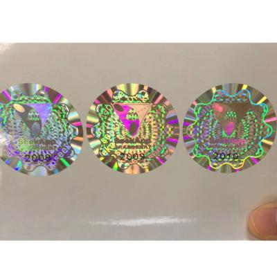 China Security 3d hologram sticker anticounterfeiting 3d hologram sticker for sale