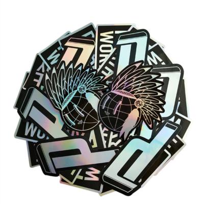 China Custom Waterproof Hot Selling Adhesive PVC Label Sticker Printing Die Cut Stickers for sale