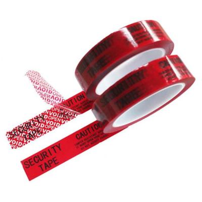 China Anti Theft Waterproof Anti-Heat Resistance Proofs Security Tamper Proof Sealing Tapes Label With Logo for sale