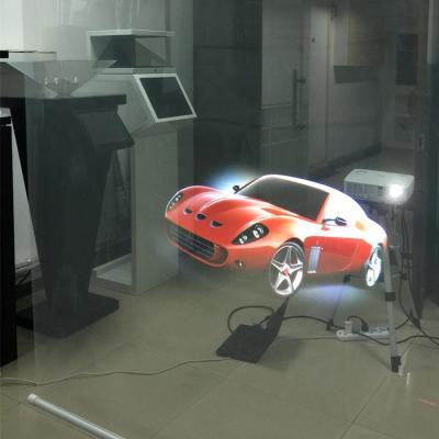 China Wholesale holographic rear projection screen film 3d display screen self adhesive film for glass for sale