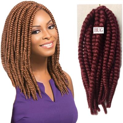 China Synthetic Spring Loop 31 Color 60 Strands Deep Pre Loop Curly Weave Extension Ombre Braiding Crochet Spring Twist Hair for sale