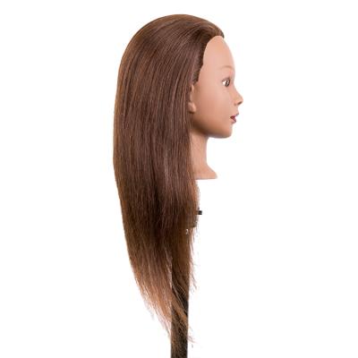 China Natural Hair Stylist Hair Mannequin Mannequin Training Head for sale