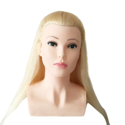 China Hair Training Head Hair Wigs Cosmetology Mannequin Head 100 Hair for sale