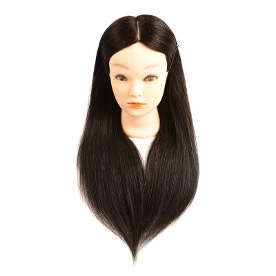 China 2020 Salon New Hair 26inch Silky Straight Hair Training Wave 100% Natural Heads for sale