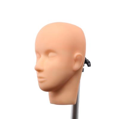 China PVC Imitation Human Skin Practice Flat Wick Heads Eyelash Training Manikin for sale