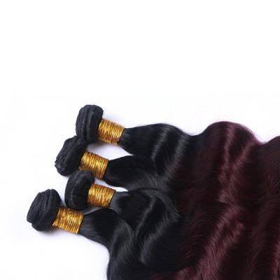 China Softest Ombre Body Hair Wavy Brazilian Braid Hair for sale