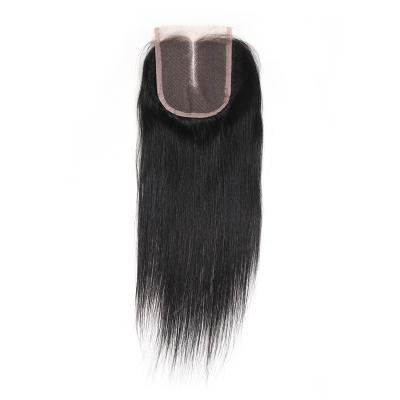 China 100% Natural Wave Human Hair Lace Closure Silky Straight Brazilian Remy Human Hair For Woman for sale