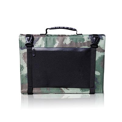 China Outdoor Activities 200W Military Camouflage Army Green Folding Portable Solar Lamination Dishes Outdoor Solar Panel ETFE Solar Panel for sale