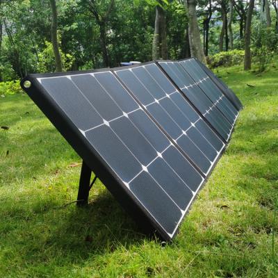 China 200W Outdoor Activities Fabric Folding Solar Panel Power Bank Charger Customize Controller with DC USB Port for Electric Devices for sale