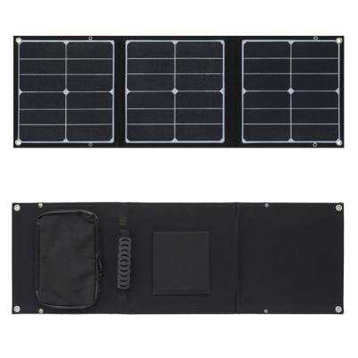 China Outdoor Activities 40W SunPower Cell Solar Panel 3 Times Portable Solar Charger Best for Outdoor CampingTravelling Live Show for sale