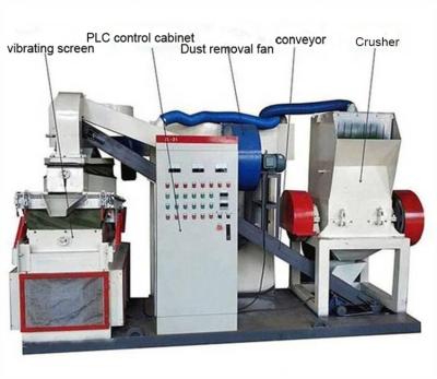 China energy & Customized Factory 400kg/h Extracting Copper Wire Granulator Waste Wire Recycling Equipment for sale