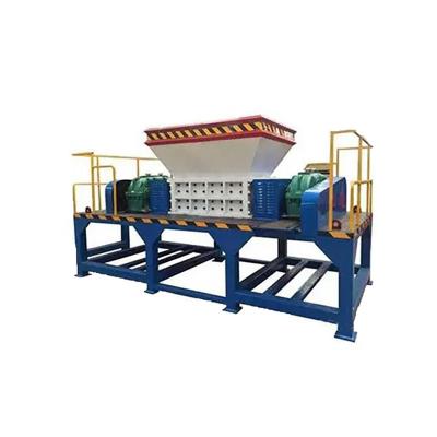 China High Efficiency China Double Shaft Electronic Control Chunk Block Metal Paper Tire Battery Fully Automatic Waste Plastic Shredder Machine for sale