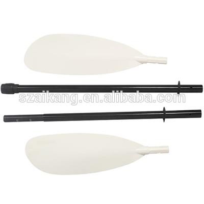 China 4 Piece Adjustable Shaft Plastic Oars Adjustable Kayak Paddle for sale