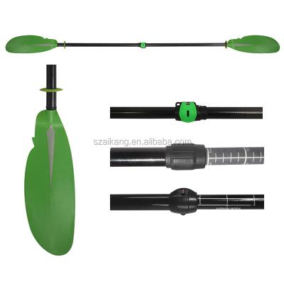 China New Adjstable Carbon Fiber Adjustable Shaft Curved Blade Kayak Paddle for sale