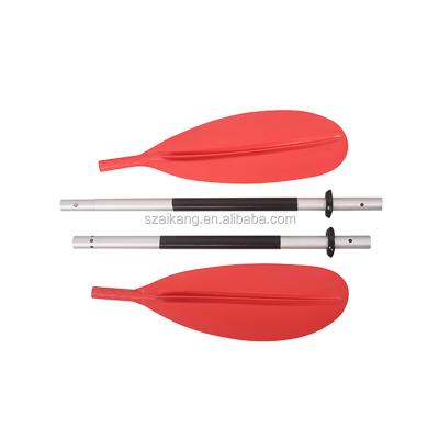 China 4 Piece Adjustable Aluminum Shaft Blade Small Kayak Paddle For Kayaking for sale