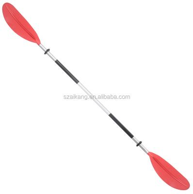 China Aluminum Kayak Paddle Curved Blade 230 Cm White Hardcore Watersports for sale