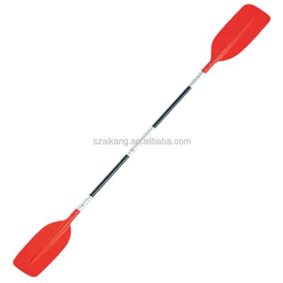 China Carbon Fiber 2 Pieces Adjustable Kayak Paddle Aluminum Shaft For Hobby Kayaks for sale