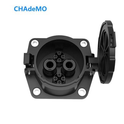 中国 Japan CHAdeMO Socket Inlet 125A DC Quick Charger EV Socket Electric Car Charging Connector 販売のため