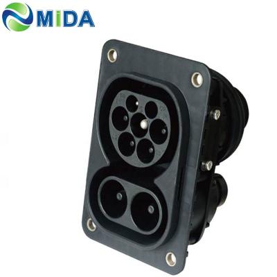 China DC Fast Charge Socket Type 2 CCS Combo 2 Socket IEC 62196 Type 2 Charger CCS Combo 2 Connector for sale