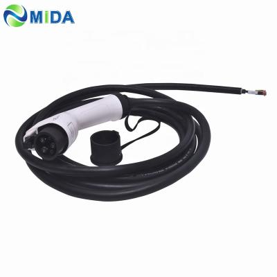 中国 16A/32A 5M/10Meter SAE J1772 Plug Type 1 EV Connector EV Charging Cable Car Charger Cord Type 1 EV Extension Lead 販売のため