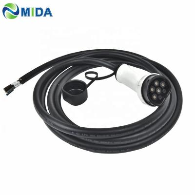 China 16A/32Amp 5Meter Type 2 Mennekes Female EV Plug with EV Charging Cable EV Extension Cord for sale