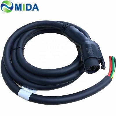 中国 80Amp SAE J1772 Plug Type 1 EV Charging Cable for Electric Car Charger Station 販売のため