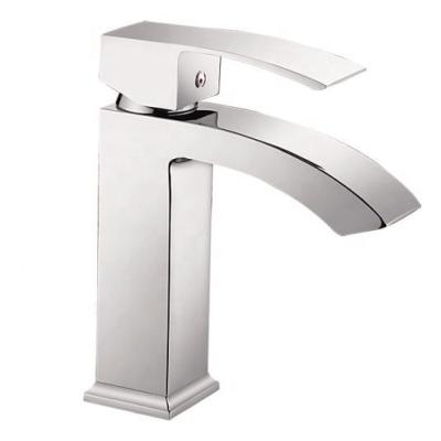 China Contemporary Hot Single Handle Bathroom Basin Faucet Chrome Chrome Basin Faucet Mixer New Polish Mixer for sale