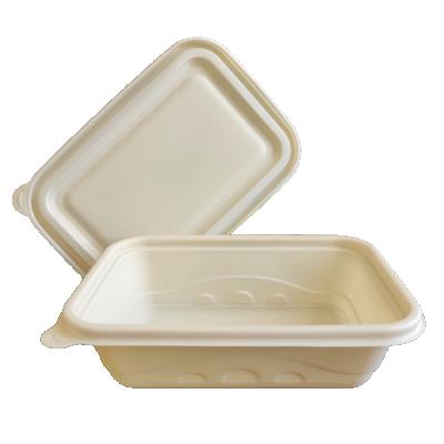 China NWEH-22 Minimalist High Grade Eco-Friendly Single Compartment Disposable Cornstarch Biodegradable Food Container for sale