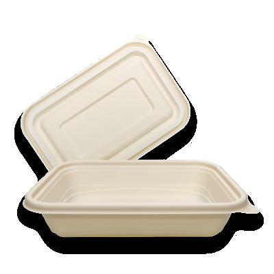 China NWEH-23 Minimalist High Grade Eco-friendly Single Compartment Disposable Cornstarch Biodegradable Food Container for sale