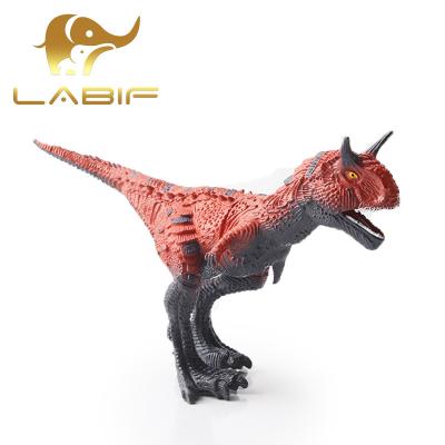 China Types Gift Kiya PVC Action Numbers Carnotaurus Dinosaur Educational Animal Model Toys for sale