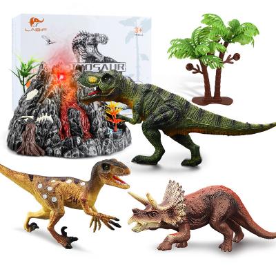 China Gift Realistic Looking Dinosaurs Pack Of 12 Toys For Boys And Girls 3 Years Old And Matching Large Plastic Dinosaur Figure for sale