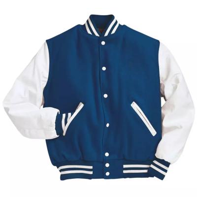 China Wholesale QUICK DRY Classic Blue Classic Flash Jacket Men's Custom Baseball Jacket Baseball Jacket for sale