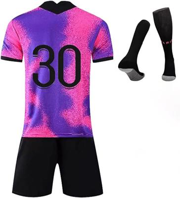 China Custom Color Custom Sweat Absorption Quick Dry Clothing Sets Soccer Football Sports Wear for sale