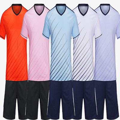 China Custom Sets 2021 Trends Soccer Jersey Sets Latest Team Uniform Wear Training Wholesale Cheap Reversible Made In China Men quantity for sale