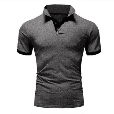 China Custom Golf Polo Shirts Logo Polyester Spandex Sports Fashion Men's T-shirt High Quality Wholesale Antibacterial Polo Shirt for sale