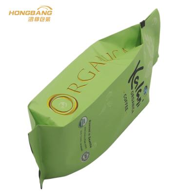 China Moisture Proof Coffee Bag With Valve And Tin Tie Aluminum Foil Packaging Bag And Side Gusset Bag With Valve And Tin Tie Customized for sale