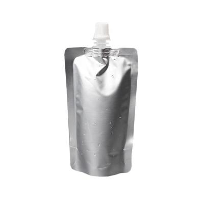 China Custom Recyclable Hot Selling Stand Up Pouches Aluminum Foil Spout Bag Liquid Water Bags With Spout for sale