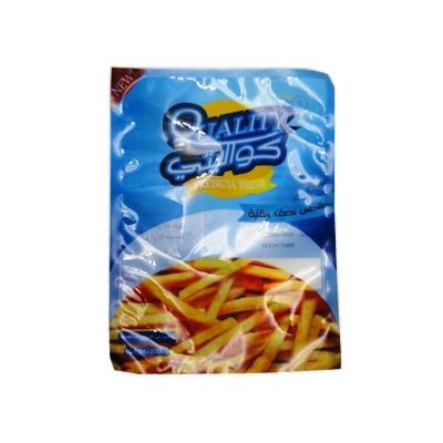 China Customized Barrier Printed Your Logo For Refrigerating Plastic Food Packaging Bag For French Fries for sale